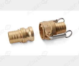 Camlock Cam Locking hose tails AMK-St 50 Ms and AVK-St 50 Ms (brass)
