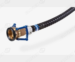 UTL 50 universal hose with MannTek Dry Disconnect Coupling DDC-M 65 - 21/2" Ms