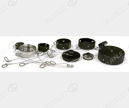 Dust caps and plugs for MannTek Dry Disconnect Couplings