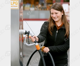LPG Autogas dispenser, ZVG 2 ACME nozzle, LPG 16 dispensing hose