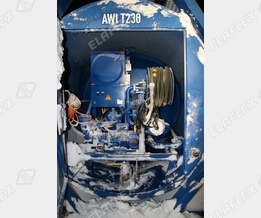 Tank container, Antarctica: HD-LT hose assembly, ZVF 25 LT nozzle